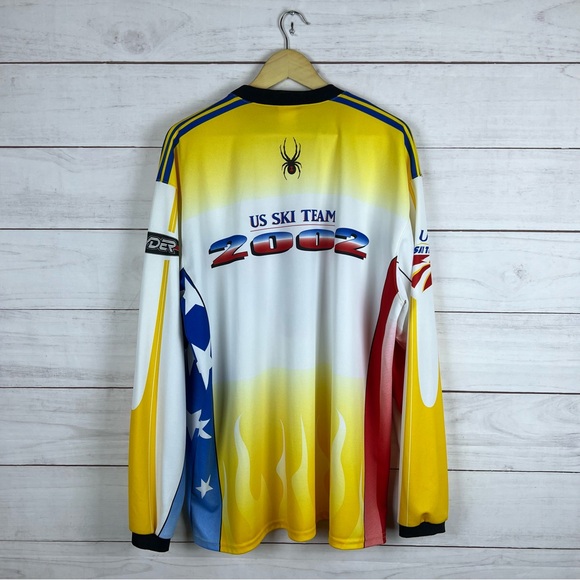 Vintage 2002 Spyder Ski USA Olympic Team Jersey XL - Picture 2 of 8